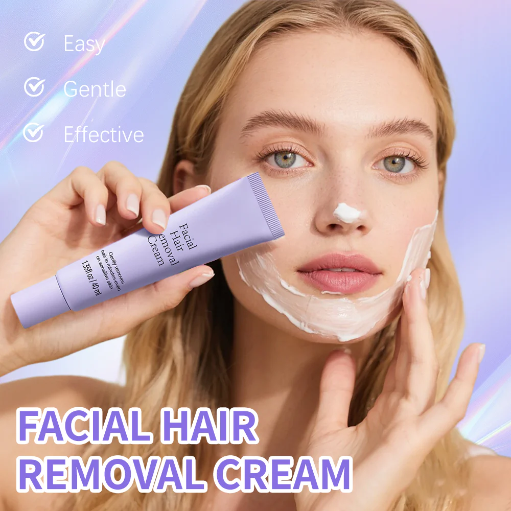Gentle and Painless Facial Hair Removal Cream