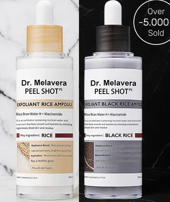 Rice Ampoule Duo (2 Bottles) – Clears Blackheads & Whiteheads, Revives Dull & Dry Skin. Safe for All Skin Types.